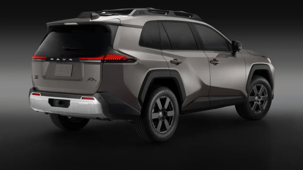 2026 Toyota RAV4 Hybrid Price: Mileage King SUV with Powerful Features Side view of 2025 Toyota RAV4 Hybrid in motion on city road