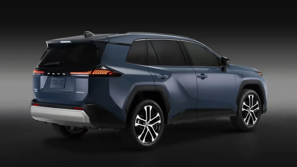 2026 Toyota RAV4 Hybrid Price: Mileage King SUV with Powerful Features Top-down view of blue Toyota RAV4 Hybrid on a forest trail