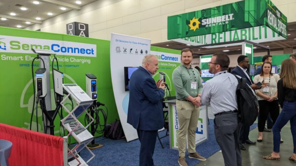 SemaConnect smart charging solution for commercial use